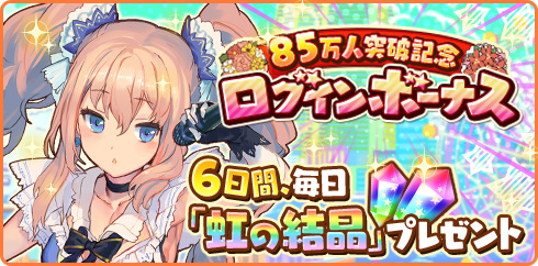 画像ギャラリー No.001のサムネイル画像 / 「トイズドライブ」,85万インストールを記念してログインボーナスを開催