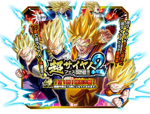 画像ギャラリー No.007のサムネイル画像 / 「ドラゴンボールZ ドッカンバトル」，1周年記念キャンペーンが開催