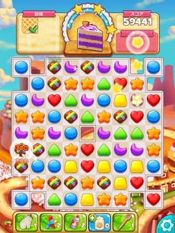 画像ギャラリー No.002のサムネイル画像 / 北米で人気のパズルゲーム「Cookie JAM」，日本語対応版の配信がスタート