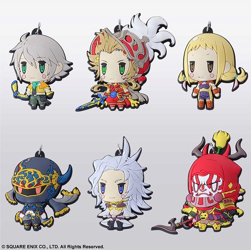 画像ギャラリー No.001のサムネイル画像 / 「FF トレーディングラバーストラップ Vol.5」が9月末に発売。全6種類