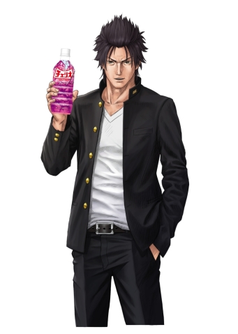 画像ギャラリー No.001のサムネイル画像 / 「喧嘩番長6」仕様のチェリオグレープ,4月25〜26日に海浜幕張駅前で無料配布