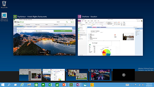画像ギャラリー No.007のサムネイル画像 / 次期Windowsの名称が「Windows 10」に決定。デスクトップとストアアプリ環境を統合して2015年後半に登場予定