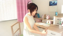 画像ギャラリー No.002のサムネイル画像 / 本日配信開始の「サマーレッスン：宮本ひかり セカンドフィール」のPVが公開。メイド服が追加される「エクストラシーン 喫茶編」は12月15日配信