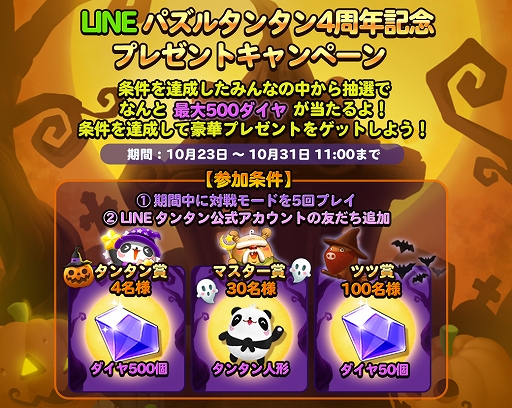 画像ギャラリー No.001のサムネイル画像 / 「LINE パズルタンタン」,大型アップデートを実施。サービス開始4周年記念イベントなども開催