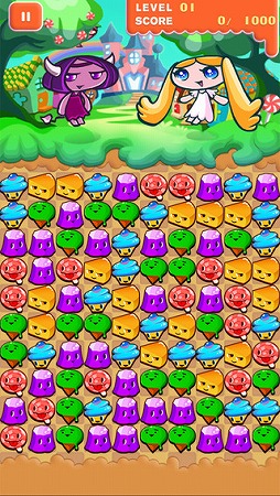 画像ギャラリー No.003のサムネイル画像 / パズルゲーム「アンちゃんとお菓子の女王」がApp Store/Google Playに登場
