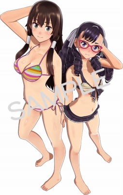 画像ギャラリー No.010のサムネイル画像 / 「夏色ハイスクル★青春白書(略)」店舗別予約特典が公開に。ヒロイン達を彩る「極小ビキニ」やタペストリーが登場
