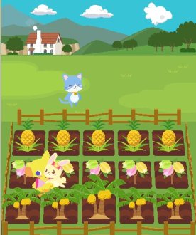 画像ギャラリー No.005のサムネイル画像 / Mobage版「チョコボのチョコッと農園」と「ガルショ☆」がコラボを実施