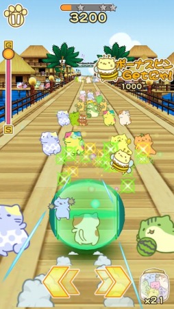 画像ギャラリー No.002のサムネイル画像 / スマホ向け「みっちりねこ くらいしす」「みっちりねこ ぼうりんぐ」が配信スタート