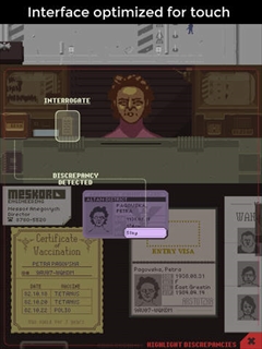 画像ギャラリー No.004のサムネイル画像 / 異色の入国審査ゲーム「Papers, Please」がiPadアプリになって登場。25%オフの期間限定セールも実施中