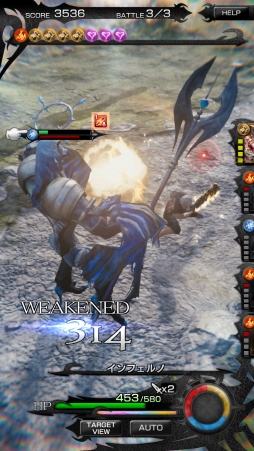 画像ギャラリー No.025のサムネイル画像 / 「MOBIUS FINAL FANTASY」ファーストインプレッション。“うまくやれた”感を味わいやすい「たたかう」が起点となる戦闘システムは絶妙のバランス