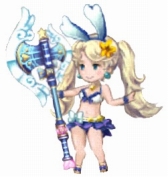 画像ギャラリー No.008のサムネイル画像 / 「BRAVELY ARCHIVE D's report」，プリティ・ケイクスが水着で参戦