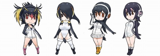 画像ギャラリー No.001のサムネイル画像 / 「けものフレンズ」,ペンギンのアイドルグループ「PIP」が登場