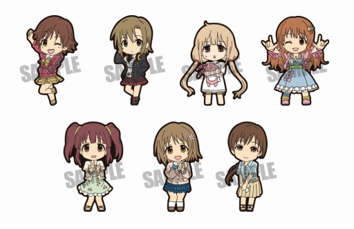 画像ギャラリー No.001のサムネイル画像 / 「アイマス シンデレラガールズ」のラバーストラップ第2弾が6月に発売決定