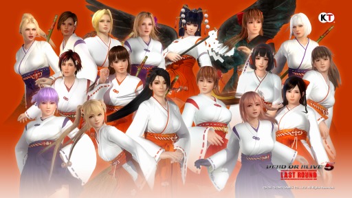 画像ギャラリー No.003のサムネイル画像 / 「DEAD OR ALIVE 5 Last Round」DLC「必勝祈願！巫女コスチューム」を配信開始