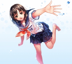 画像ギャラリー No.030のサムネイル画像 / 新ジャンル「濡れ透けシューティング」を謳う「ウォーターガール」Android版の事前登録受付が本日開始に。ヒロインの声は青木志貴さん