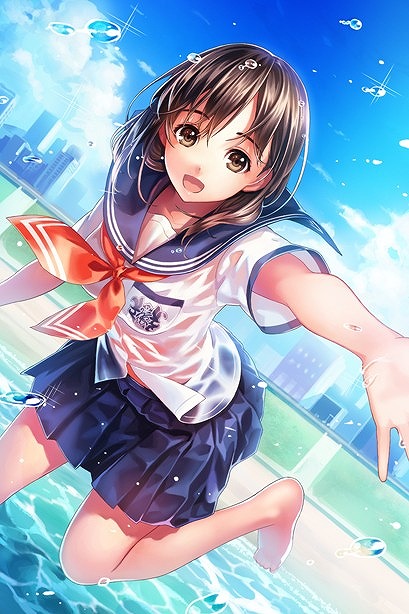 画像ギャラリー No.005のサムネイル画像 / これで濡れ透けもはかどるはず。「ウォーターガール」Android版の配信が本日スタート＆4Gamer読者専用のシリアルコードを記載