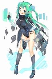 画像ギャラリー No.003のサムネイル画像 / 「家電少女」がタニタとコラボ。活動量計カロリズムなど擬人化して登場