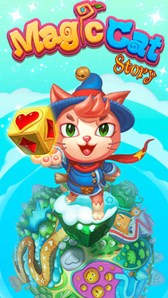画像ギャラリー No.002のサムネイル画像 / 「Magic Cat Story」iOS版，Android版の配信がスタート。ブロックを回して消すシンプルなパズルゲーム