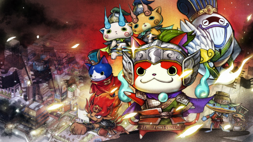 画像ギャラリー No.002のサムネイル画像 / 妖怪達が武将に変身! 「妖怪三国志」のゲーム内容を一挙紹介。ジバニャンやコマさん,USAピョン達が三つ巴の戦いを繰り広げる