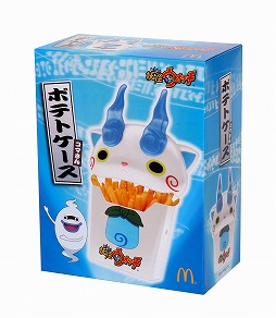 画像ギャラリー No.006のサムネイル画像 / マクドナルド，「妖怪ウォッチ」デザインのポテトケースを8月7日より販売