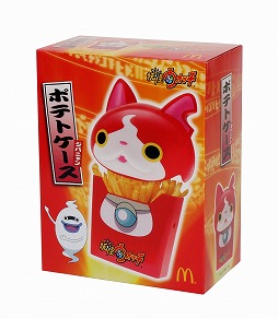 画像ギャラリー No.008のサムネイル画像 / マクドナルド，「妖怪ウォッチ」デザインのポテトケースを8月7日より販売