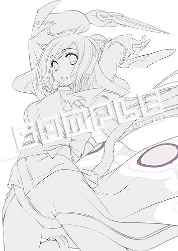 画像ギャラリー No.001のサムネイル画像 / 「うたわれるもの 偽りの仮面」，店舗別特典イラストの線画やラフが公開