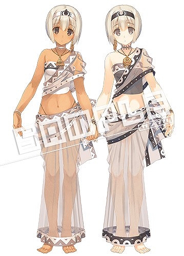 画像ギャラリー No.018のサムネイル画像 / 「うたわれるもの 偽りの仮面」，店舗別特典イラストの線画やラフが公開