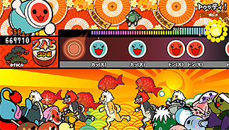 画像ギャラリー No.003のサムネイル画像 / 「太鼓の達人 Vバージョン」の早期購入キャンペーンではアニソンなど3ジャンルの計3曲が期間限定で無料配信