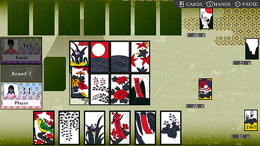 画像ギャラリー No.005のサムネイル画像 / ズーのSteam展開タイトル第2弾は“花札”。純和風の「Koi-Koi Japan」が4月28日より配信