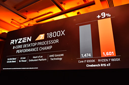 画像ギャラリー No.007のサムネイル画像 / 西川善司の3DGE:AMDの新世代CPU「Ryzen 7」は北米時間3月2日発売決定。8コア16スレッドの最上位モデル「Ryzen 7 1800X」は499ドルに