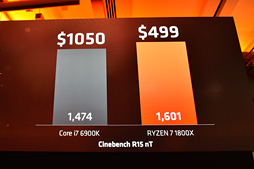 画像ギャラリー No.009のサムネイル画像 / 西川善司の3DGE:AMDの新世代CPU「Ryzen 7」は北米時間3月2日発売決定。8コア16スレッドの最上位モデル「Ryzen 7 1800X」は499ドルに