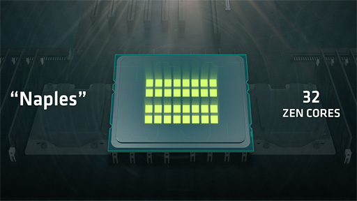 画像ギャラリー No.005のサムネイル画像 / AMDのサーバー向け次世代CPU「Naples」は2017年第2四半期に出荷。32コア64スレッド対応でメモリコントローラは8ch，PCIe Gen.3レーン数128