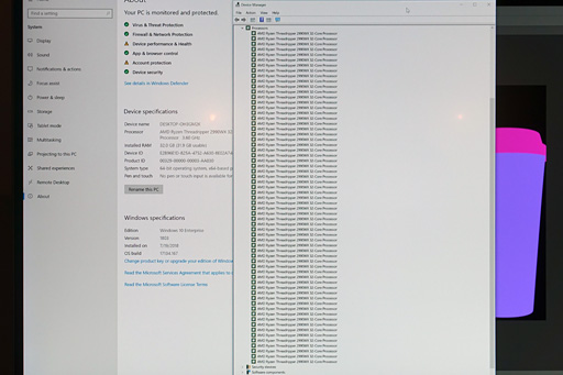画像ギャラリー No.006のサムネイル画像 / AMD,第2世代Ryzen Threadripperのラインナップと価格を発表し,実動デモも披露