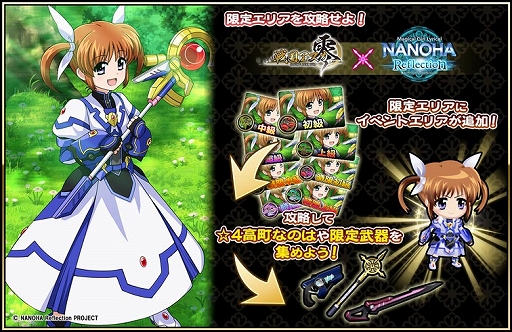 画像ギャラリー No.002のサムネイル画像 / 「戦国アスカZERO」,劇場版「魔法少女リリカルなのは Detonation」とのコラボの追加イベントが開催