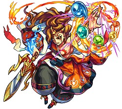 画像ギャラリー No.021のサムネイル画像 / 3DS版「モンスターストライク」オリジナル超絶級モンスター「カグツチ」が登場。すれちがい通信で助っ人モンスターを入手可能