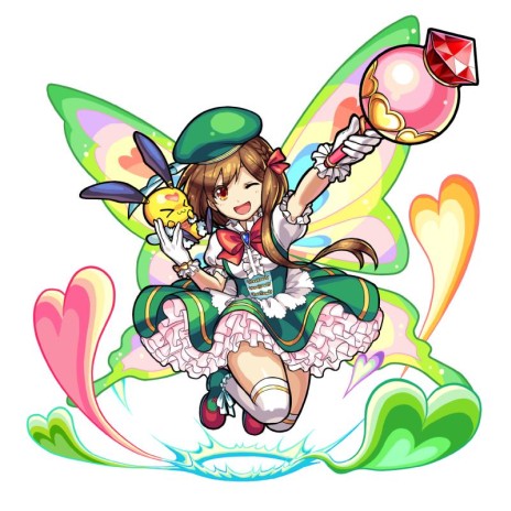 画像ギャラリー No.008のサムネイル画像 / 3DS版「モンスターストライク」,魔法少女のような外見のオリジナルモンスター「オリーブ」の情報が明らかに