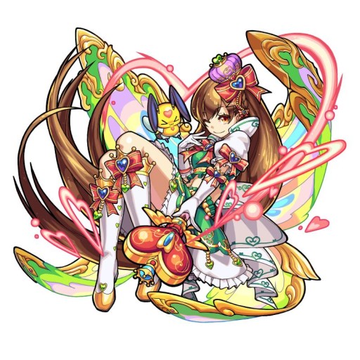 画像ギャラリー No.009のサムネイル画像 / 3DS版「モンスターストライク」,魔法少女のような外見のオリジナルモンスター「オリーブ」の情報が明らかに