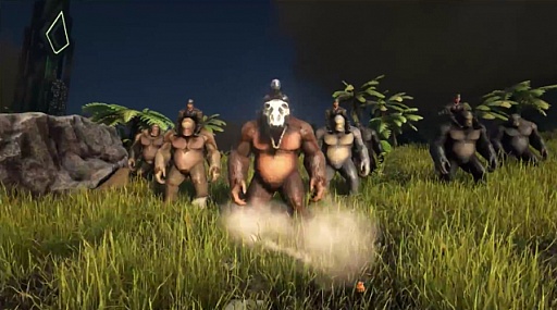 画像ギャラリー No.001のサムネイル画像 / 恐竜のいる世界が舞台のサバイバルゲーム「ARK: Survival Evolved」に,史上最大の霊長類「ギガントピテクス」が登場