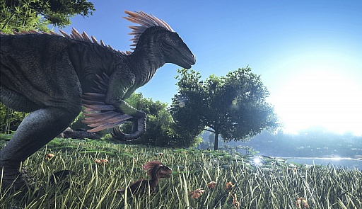 画像ギャラリー No.003のサムネイル画像 / 「ARK: Survival Evolved」に，恐竜育成システムが導入。また，新たに巨大海棲爬虫類のモササウルスが登場