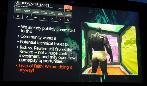 画像ギャラリー No.009のサムネイル画像 / ［GDC 2017］2年近くアーリーアクセス状態にある「ARK: Survival Evolved」の開発者が語る，プレイヤーを飽きさせないための“自己採点”という仕組み