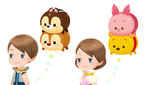 画像ギャラリー No.009のサムネイル画像 / 「KINGDOM HEARTS Union χ」にツム達が登場。4月14日4:00より,ログインボーナスで“ツムツムアバターパーツ”をもらえる