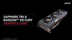 画像ギャラリー No.008のサムネイル画像 / AMD,「Radeon R9 Fury」のスペックを発表。「Fiji」の空冷対応版はメーカー想定売価549ドル(税別)で14日発売