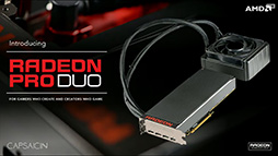 画像ギャラリー No.015のサムネイル画像 / AMD，デュアルFijiカード「Radeon Pro Duo」の詳細を公開。国内でのカード単体販売はなし