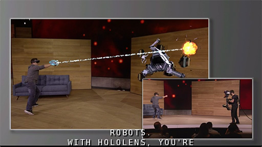 画像ギャラリー No.004のサムネイル画像 / Microsoft,複合現実対応型HMD「HoloLens」の開発者向けエディションを2016年第1四半期に3000ドルで発売