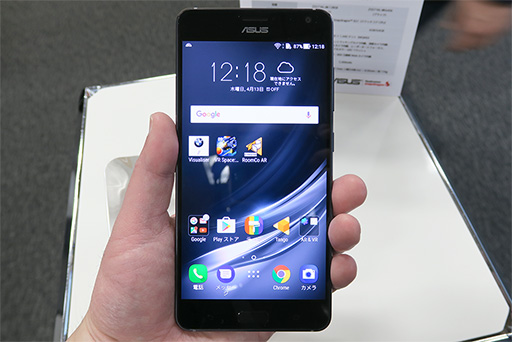 画像ギャラリー No.003のサムネイル画像 / ASUS,GoogleのVR技術とAR技術に両対応のスマートフォン「ZenFone AR」を2017年夏発売
