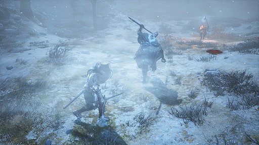 画像ギャラリー No.002のサムネイル画像 / 「DARK SOULS III」，DLC第1弾「ASHES OF ARIANDEL」の最新プレイムービーが公開。激しく雪の舞う新ステージでのバトルを収録