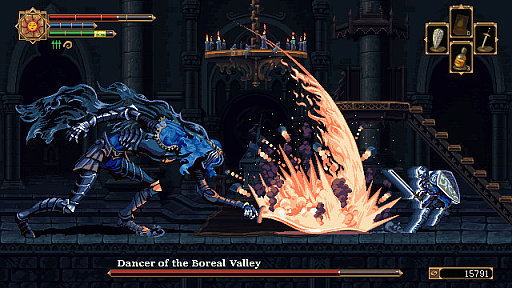 画像ギャラリー No.001のサムネイル画像 / 6年前に企画された2D版「DARK SOULS III」とする画像をクリエイターのThomas Feichtmeir氏がTwitterで公開