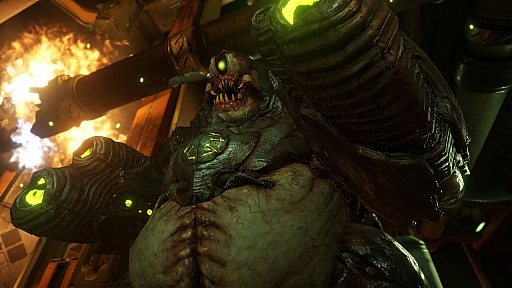 画像ギャラリー No.004のサムネイル画像 / 発売間近，「DOOM」の開発者ビデオダイアリーが公開。見どころは銃，デーモン，そしてスピード