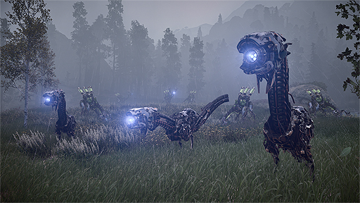 画像ギャラリー No.009のサムネイル画像 / 「Horizon Zero Dawn」の「MACHINES」トレイラー(日本語版)が公開。大地を闊歩するさまざまな“機械の獣”達を収録
