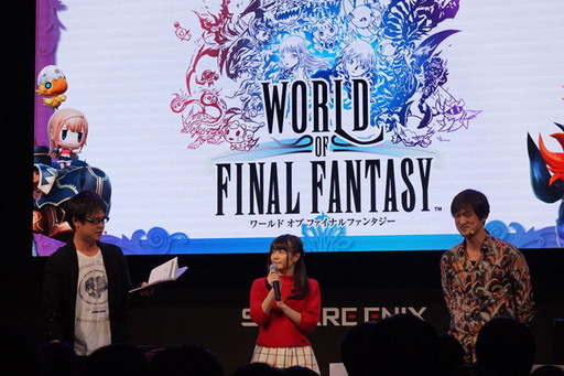 画像ギャラリー No.001のサムネイル画像 / 「WORLD OF FINAL FANTASY」,竹達彩奈さんや石川英郎氏が出演した「ジャンプフェスタ2016」ステージイベントをレポート。実機プレイが世界初公開